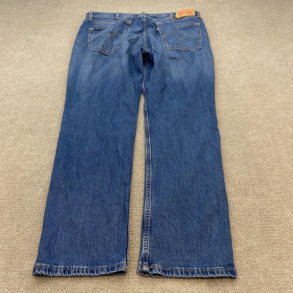 Levis 511 Jeans Mens 38x30 Blue Medium Wash Slim Straight Stretch Denim Pants